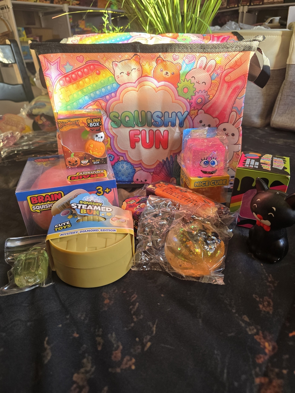 Squishy Case With Halloween Squishies Bundle.